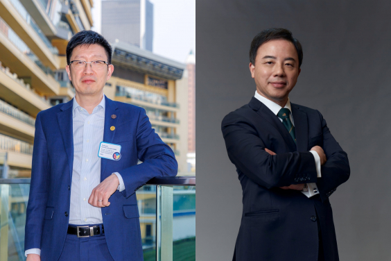 機械工程系方絢萊教授和港大校長張翔教授，共同榮獲2025年Brillouin獎章。