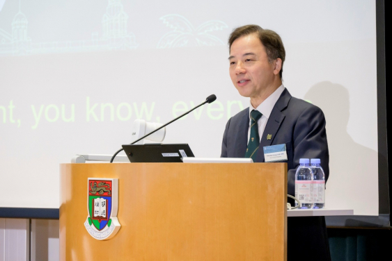 香港大學校長張翔教授致辭